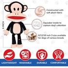 Multipet Paul Frank Julius The Monkey Dog Plush Toy Squeaky 6  Stuffed Animal 