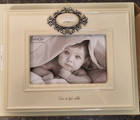 Baby Picture Frame Horizontal Ceramic 4x6 Photo - Love At First Cuddle