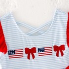 New Boutique 4th Of July Patriotic Tunic Dress   Ruffle Shorts Girls Outfit Set
