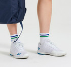 Yonex Men s Crew Socks 269sn001m 269sn003m Badminton Tennis Cushioned White Blue