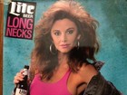 Vintage 1990s Miller Lite Beer - Sexy Girl Long Neck 20x30 Poster New