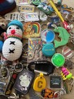 Vintage Keychain Huge Lot Misc Keychains 70