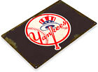 Tin Sign New York Yankees Retro Metal D  cor Stadium Baseball Card Shop A914