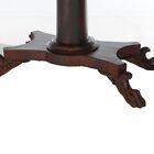 Antique American Empire Flame Mahogany Card Table Circa 1840