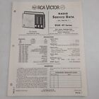Vintage Rca Victor Radio Service Data Rhm 49 Series 1966 No 7 Flagship Supp S1
