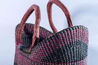 African Bolga Basket Shopper  Hand Made In Ghana