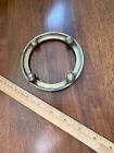 Vintage Solid Brass Display Stand Base Pedestal Round Footed 4 5 d X1 h