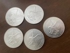 Five  5  2023 Silv er American Eagles 1 Oz Bullion Coins Lot