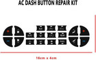Ac Dash Button Repair Kit -compatible With Chevy  Best For Fixing Ruined Faded A