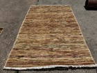 3x5 Vintage Oriental Rug Wool Hand-knotted Handmade Geometric Tribal Gabbeh Fine