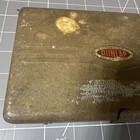 Vintage Dunlap Metal Ignition Wrench Mini Small Tool Box Case Only 7x4 Inch Usa