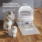 Open-top Self-cleaning Cat Litter Box  Automatic Litter Box For Multiple Cats