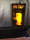 Vintage Miller High Life Beer On Tap 3 Sided Light Up Rotating Hanging Clock