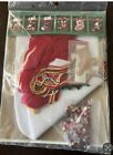 Vintage 1997 What   s New Christmas Holly Stocking Felt Appliqu   Stocking Kit