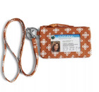 Vera Bradley University Of Texas Collegiate Zip Id Case And Lanyard New