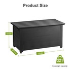 Tecspace 221 Lbs Bearing Capacity 100  Aluminum Black Outdoor indoor Storage Box