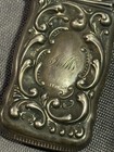 Antique Sterling Silver Victorian Art Nouveau Match Safe Vesta Case Engraved