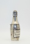 Sterling Silver Veuve Cliquot Bottle Match Safe Vesta British Hallmarks Working