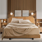 Bedding Soft Easy Care Luxury Hotel Bed Sheets - Microfiber Full Size 6 Pieces B