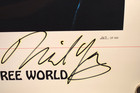 Neil Young Rockin In The Free World Signed Limited 1990 Art Poster 1 500 Rare