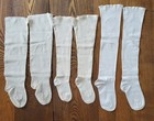Antique Baby Childs Toddler White Socks Victorian Edwardian Size 3 5   4  5  
