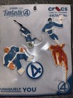 Fantastic 4 First Steps Marvel Comics 5 Pack Set Crocs Jibbitz Charms Brand New