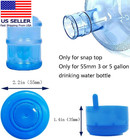 30 Pack Gallon Water Bottle Caps non Spill Water Bottle Caps For 55mm 3 And 5 Ga