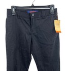 French Toast Black Uniform Pant Skinny Size 14 New