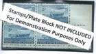 3x Showgard Commemorative Plate Block Stamp Mount 105 57mm Black