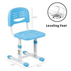 Vivo Blue Universal Height Adjustable Children s Desk Chair  chair Only 
