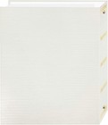 Magnetic Self Stick 3 Ring Photo Album 100 Pages 50 Sheets White Book