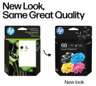 Hp 68 Black tri-color Ink Cartridges 2-pack   6l6s2tn