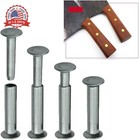 9 Sets Kitchen Knife Handle Screw Fixing Rivet Nuts Chef Knives Cutter Wooden Gr