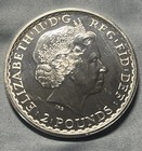 2013 Silver Britannia Coin 1 Oz Uk   2 U k  Queen Elizabeth Ii 2 Pounds