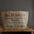 Antique 1920s Paper Bag - Sydney Australia  Newtown  Vintage Medical Advertising