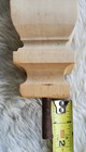 Set Of 4 Hand Made Wooden Table Legs 27 Inches 1980s Inlay Accent Vintage New