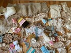 Large Lot Of Lace Antique Vintage Lace Trim For Doll Making Crafting Etc 