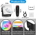 Disco Lights party Light Stage Light 7 Colors Sound Activated Birthday Ktv Club