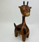 Vintage Wooden Giraffe Hand Made Cute Baby Decor Safari