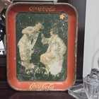 Original Antique 1926 Coca-cola Golfers Serving Tray