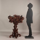 Antique 19th Cent  Neo-baroque Walnut Decorations Switzerland Collectors