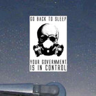X2   Two Government Anarchy Anonymous Anti New World Order Vinyl Decal Sticker 