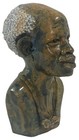 Hand Carved Stone Zimbabwe African Shona Style Male Head Bust -7   