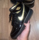 Nike Air Jordan 1 Retro High Shoes Size 5 5 Youth Og Gold Black Metallic Sneaker