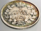 1905 Canada 5 Cent Small Silver Circulated Canadian Coin Y240
