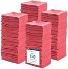 Shop Towels 14x12 Inch Cotton Cleaning Rags Bulk 150 Pack Commercial Grade