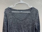 Womens Premise Studio Heathered Gray Long Sleeve Top Size Unknown