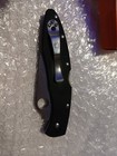 Spyderco Stainless Steel Vg10 Handle G10 Black Knife