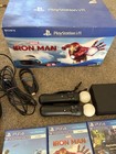 Sony Playstation 4 Vr Headset Cuh-zvr2 Iron Man Bundle W  Games - Untested