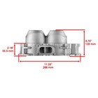 Caltric Cylinder   Piston Ring Kit W gaskets For Polaris Rzr S 1000 Eps 2016